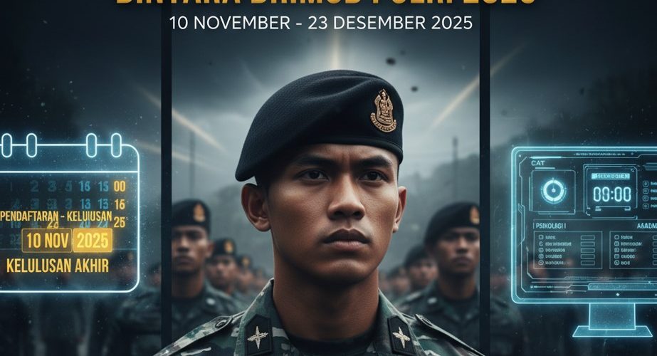 Tahapan Pendaftaran Bintara Brimob Polri 2025 (10 November – 23 Desember 2025)