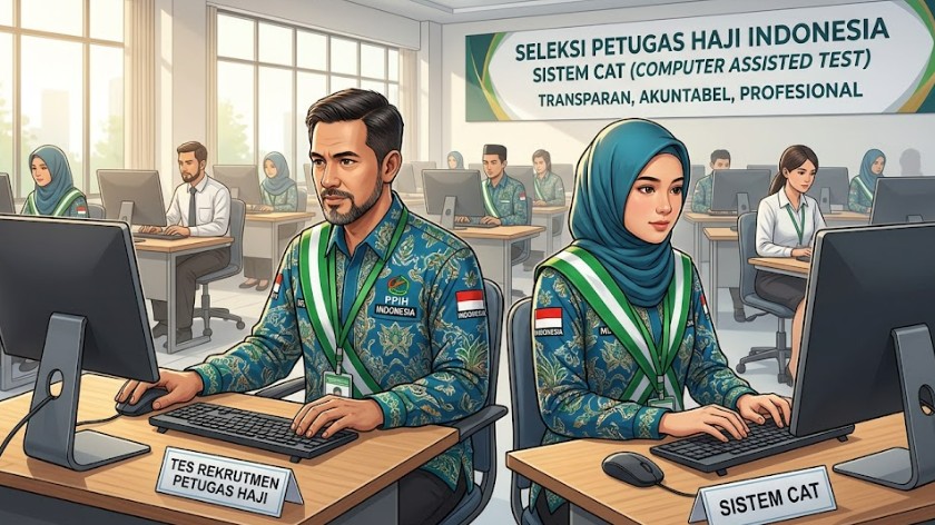 Seleksi Petugas Haji Kini Gunakan Sistem CAT, Begini Aturan Mainnya